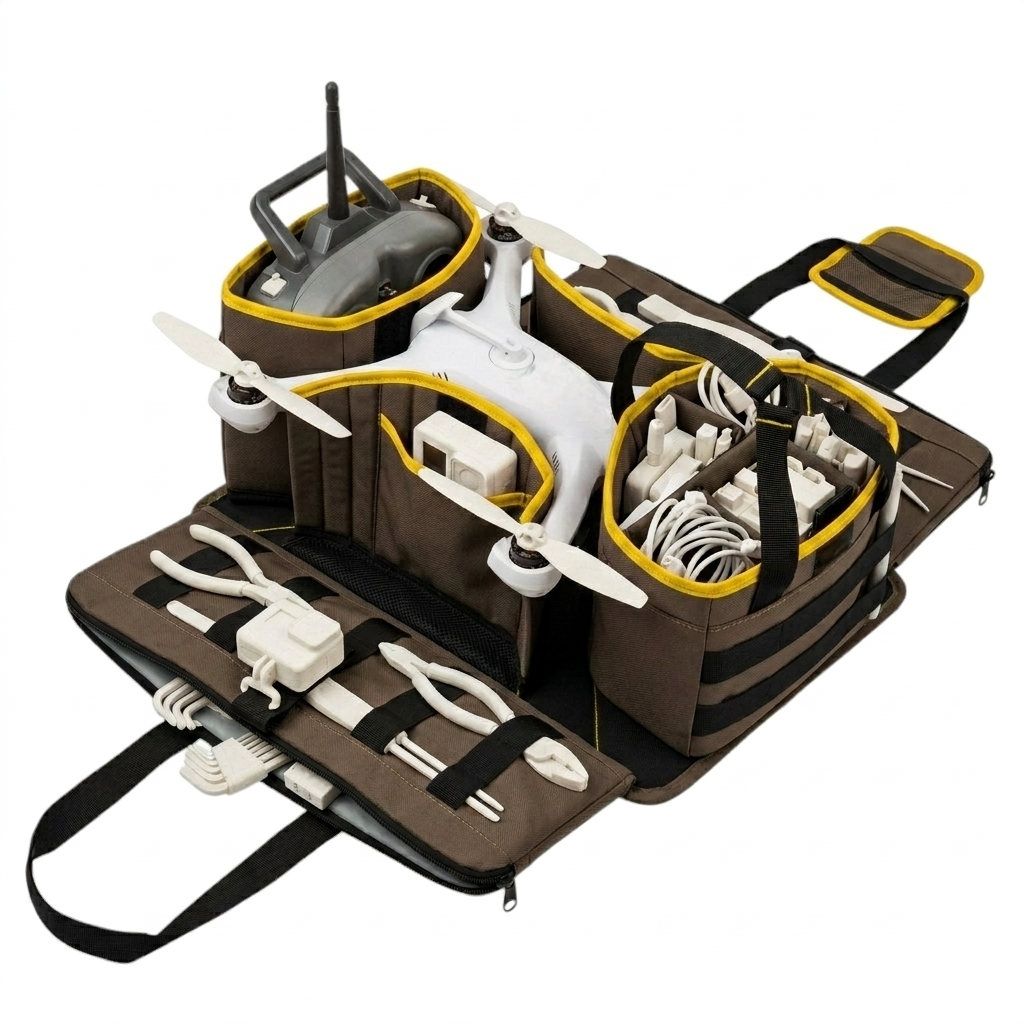 Quadcopter Drone Organizer & Carrying Bag