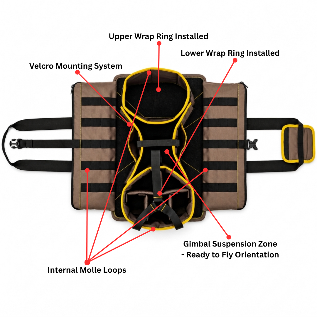 Quadcopter Drone Organizer & Carrying Bag