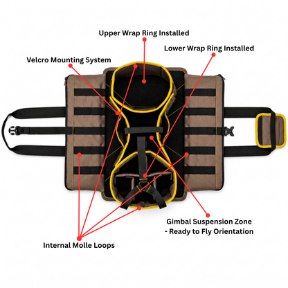 Quadcopter Drone Organizer & Carrying Bag