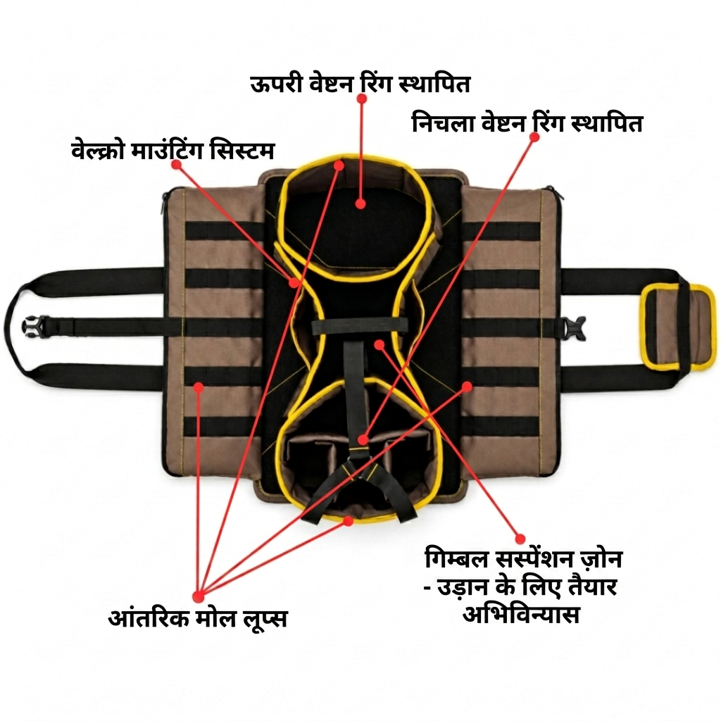Quadcopter Drone Organizer & Carrying Bag